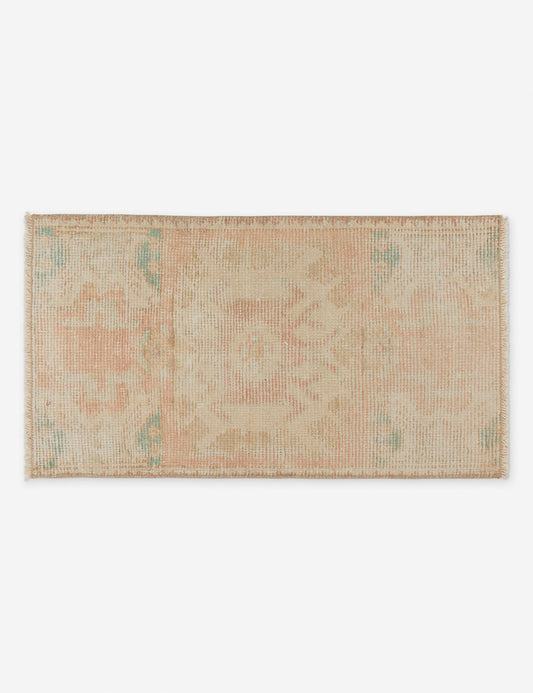 Vintage Turkish Mini Rug No. 123, 1'5" x 2'7"