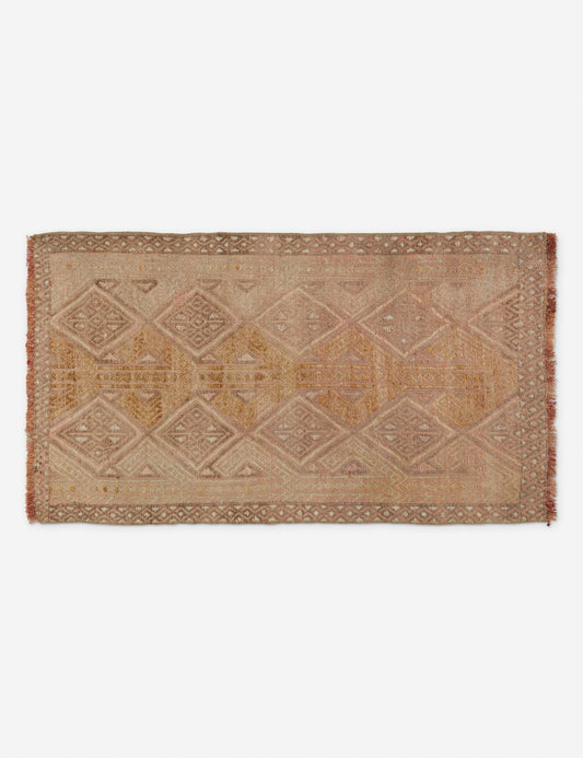 Vintage Turkish Mini Rug No. 130, 1'5" x 2'6"
