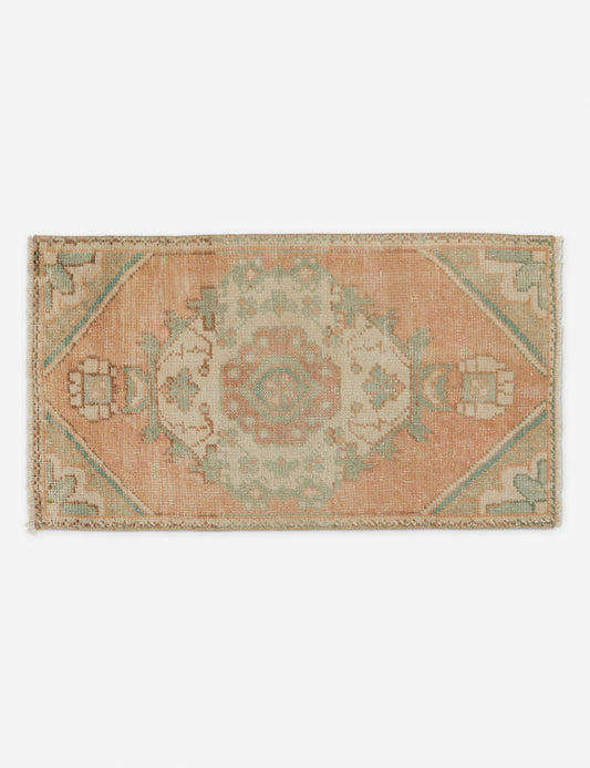 Vintage Turkish Mini Rug No. 132, 1'5" x 2'8"