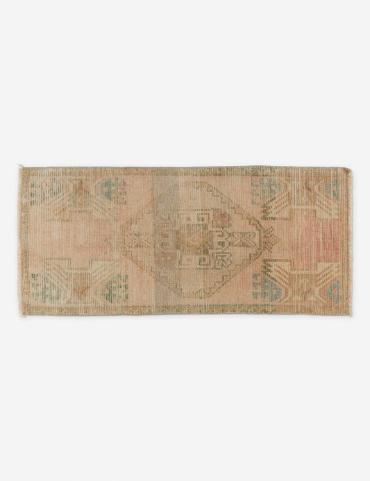 Vintage Turkish Mini Rug No. 133, 1'6" x 3'3"