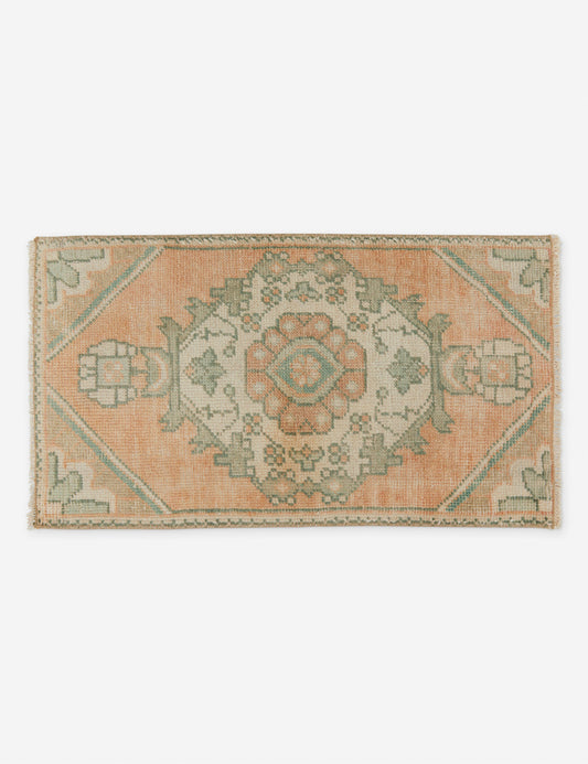 Vintage Turkish Mini Rug No. 134, 1'6" x 2'8"
