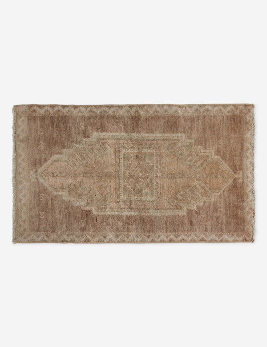 Vintage Turkish Hand-Knotted Wool Mini Rug No. 227, 1'8" x 2'9"
