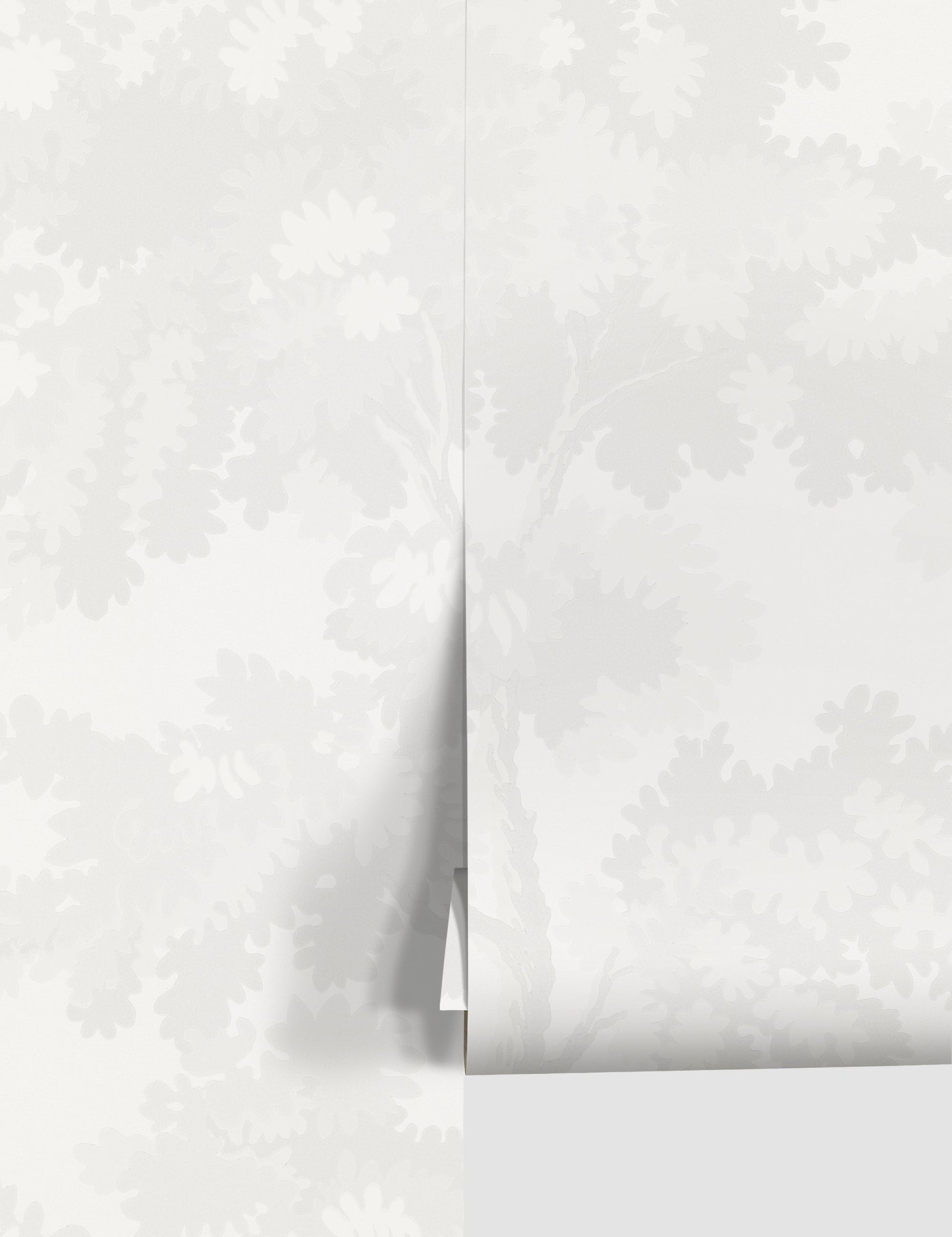 #color::white | Scalamandre botanical inspired white raphael wallpaper