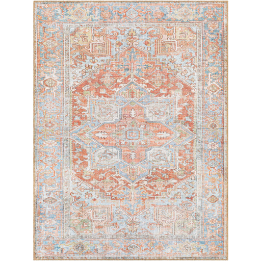 Alana Machine Washable Rug | Rust