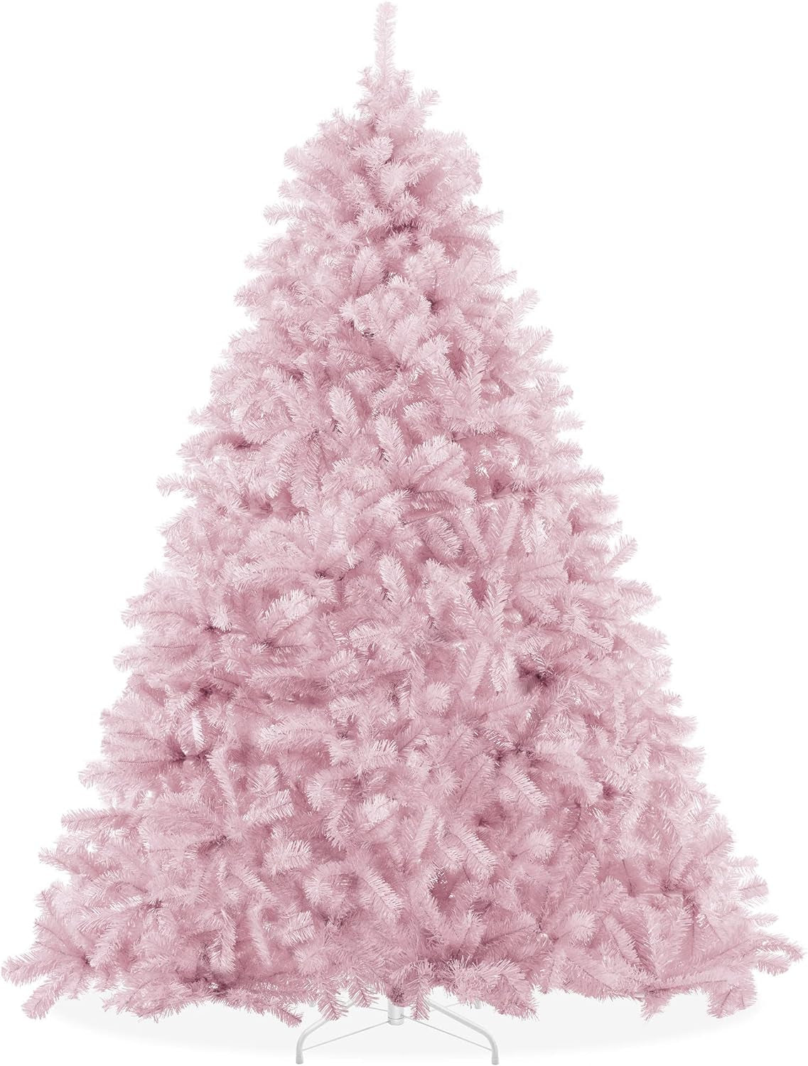 Casafield 6FT Black Spruce Artificial Holiday Christmas Tree with Sturdy Metal Stand Home & Garden > Decor > Seasonal & Holiday Decorations Casafield Pink 7.5 Ft