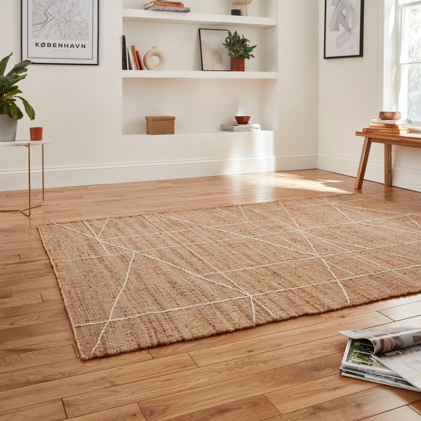 Bazaar Jute 24875 Natural Rug