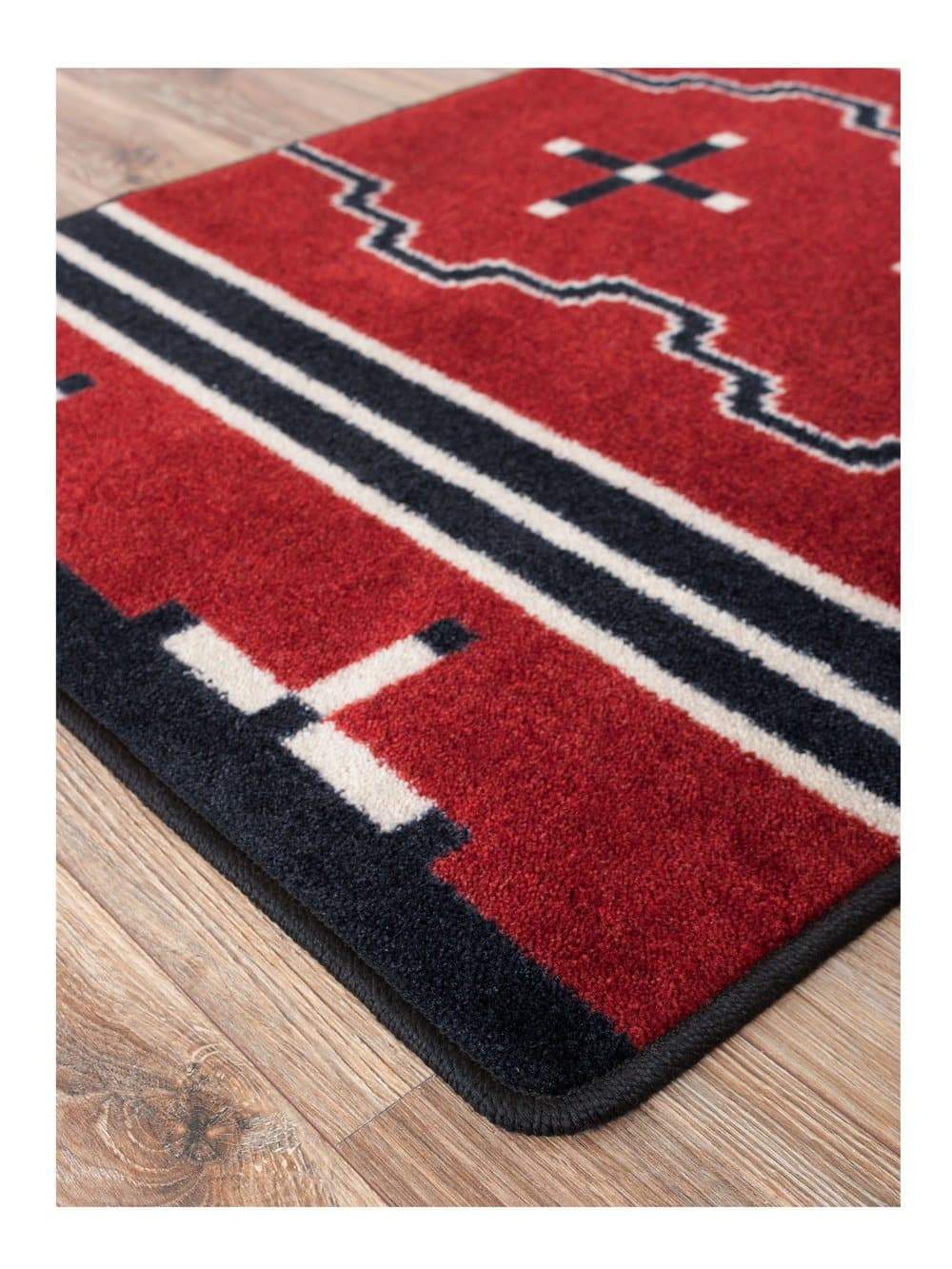 Big Chief red area RUG
