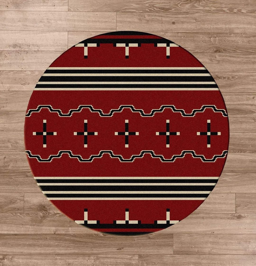Big Chief red area RUG