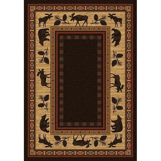 Bridger Wildlife Lodge Area Rug
