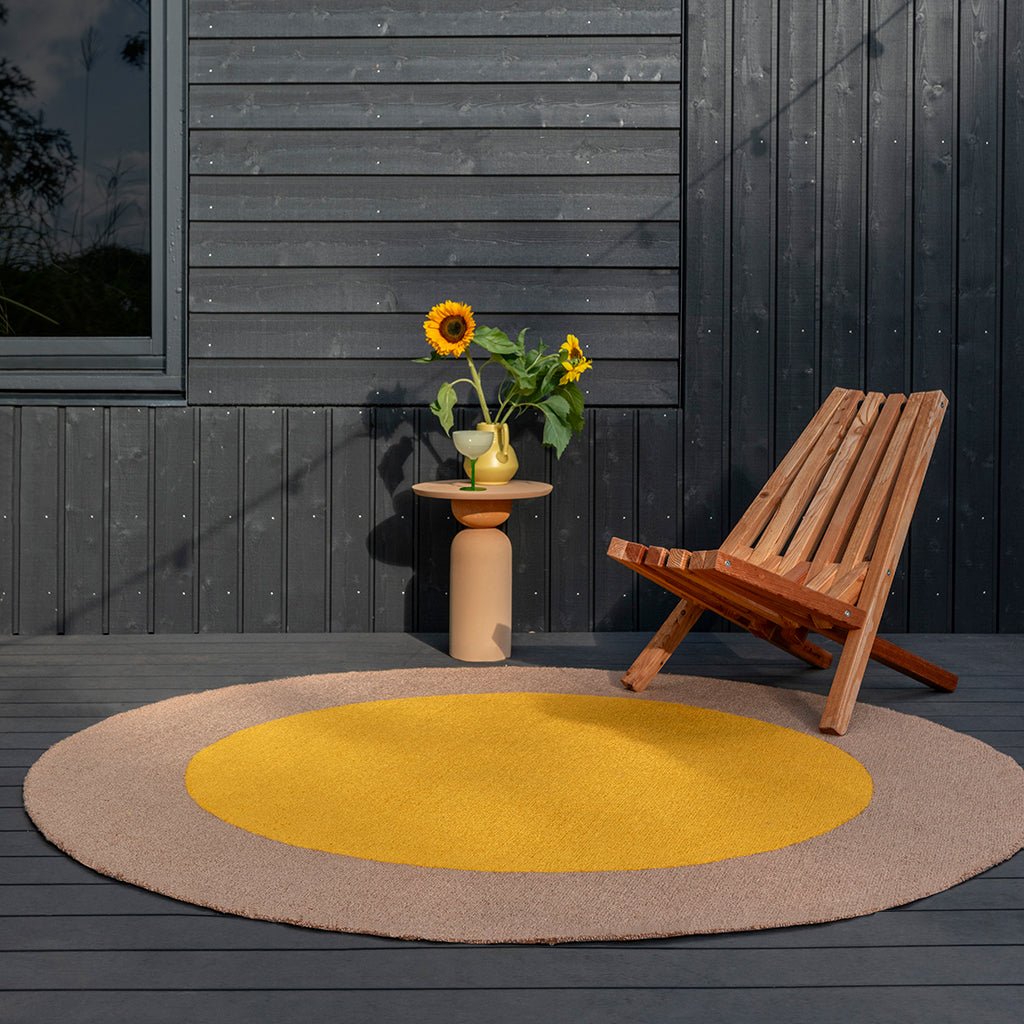 Brink & Campman Habitat Festival Yellow Outdoor 496306 Rug