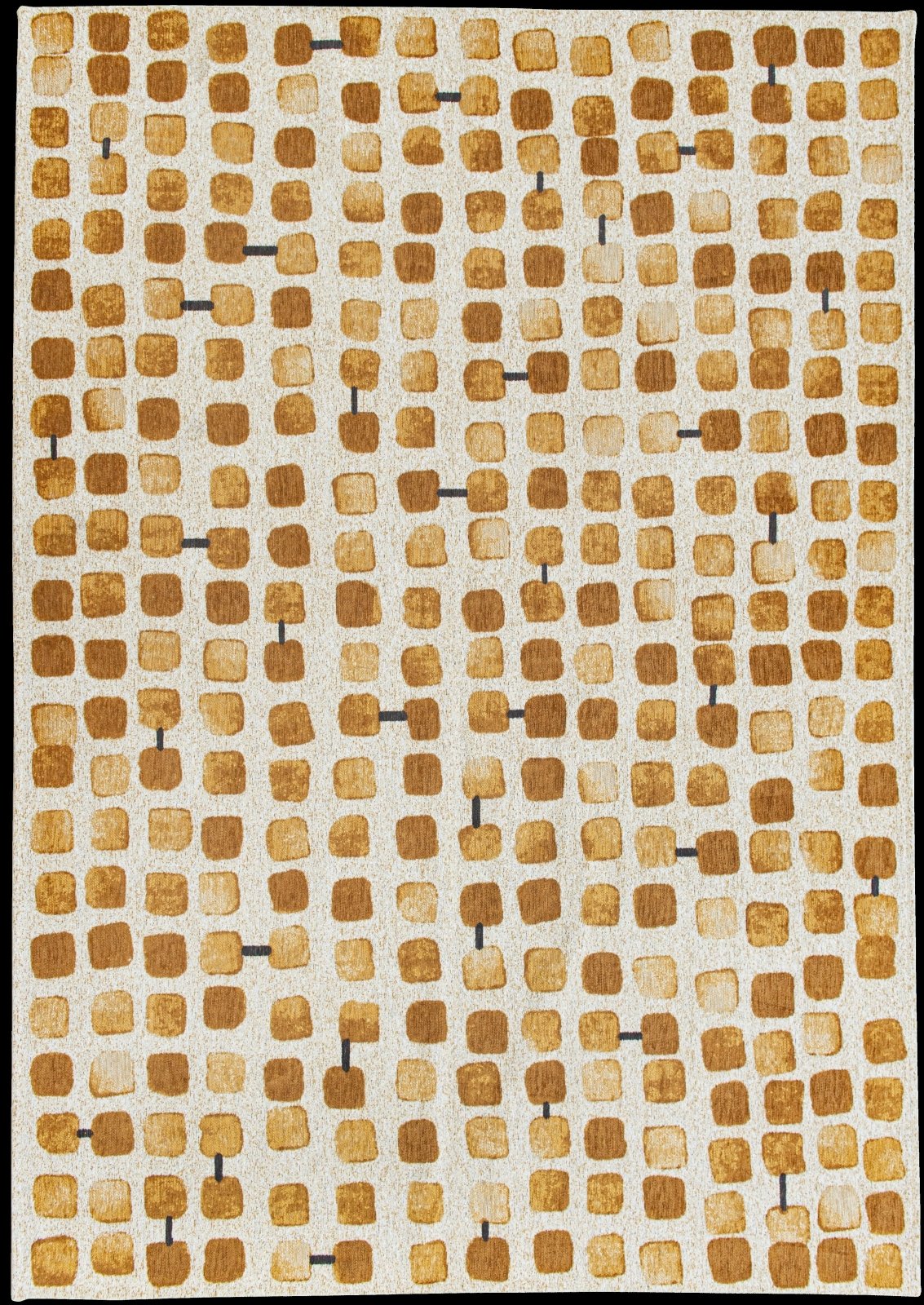 Louis De Poortere Craft Cobblestone Peach Party Rug