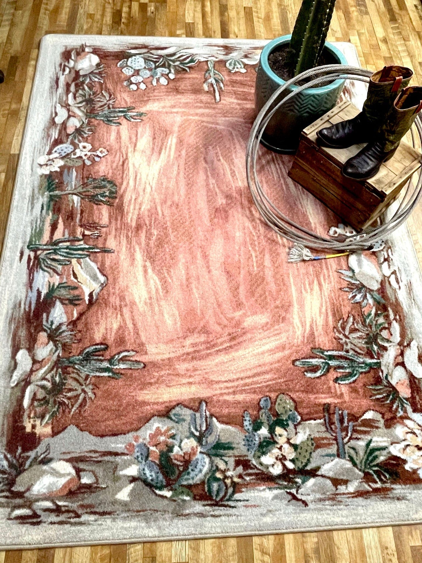 Desert canvas CLAY area RUG