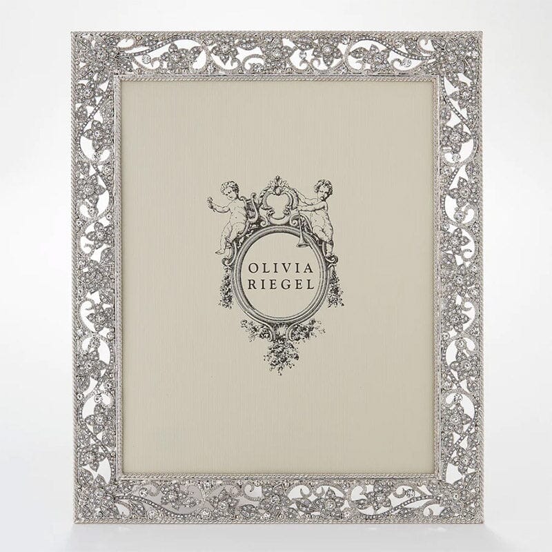 Flora Silver Photo Frame by Olivia Riegel Picture Frames Olivia Riegel 8" x 10"