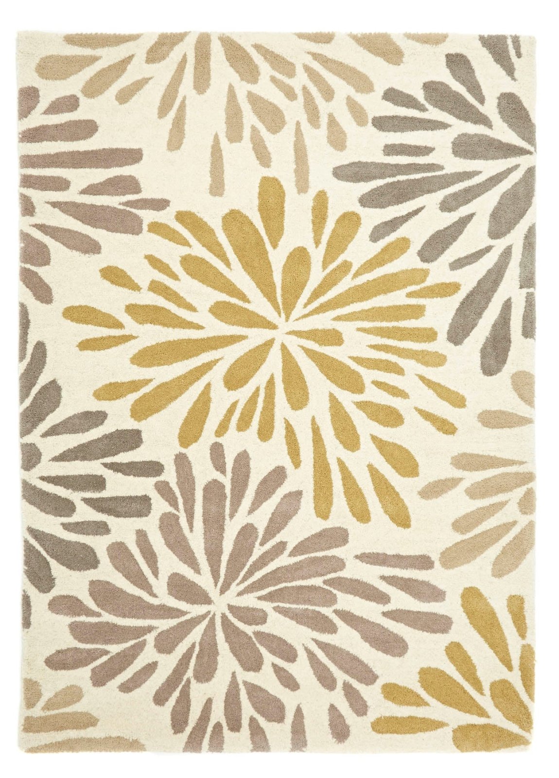 Flowerburst Natural Rug