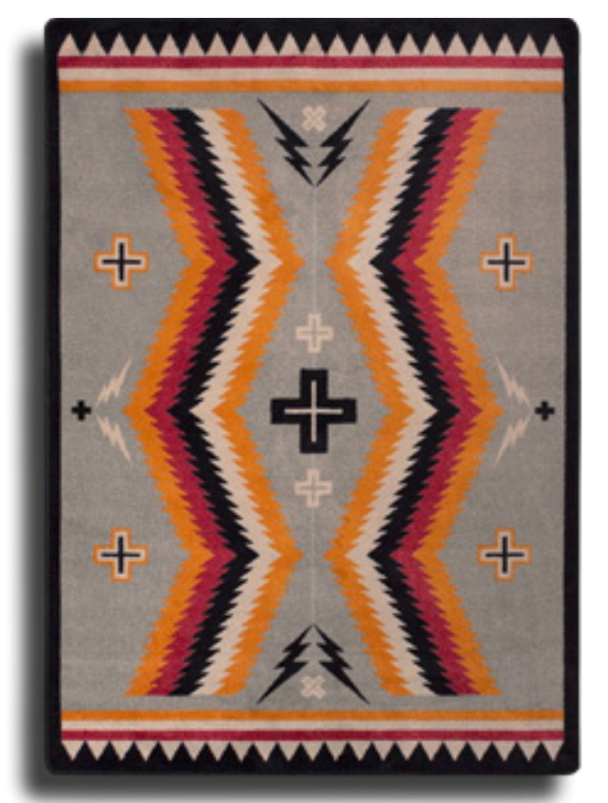 Fury peaks black frame area RUG