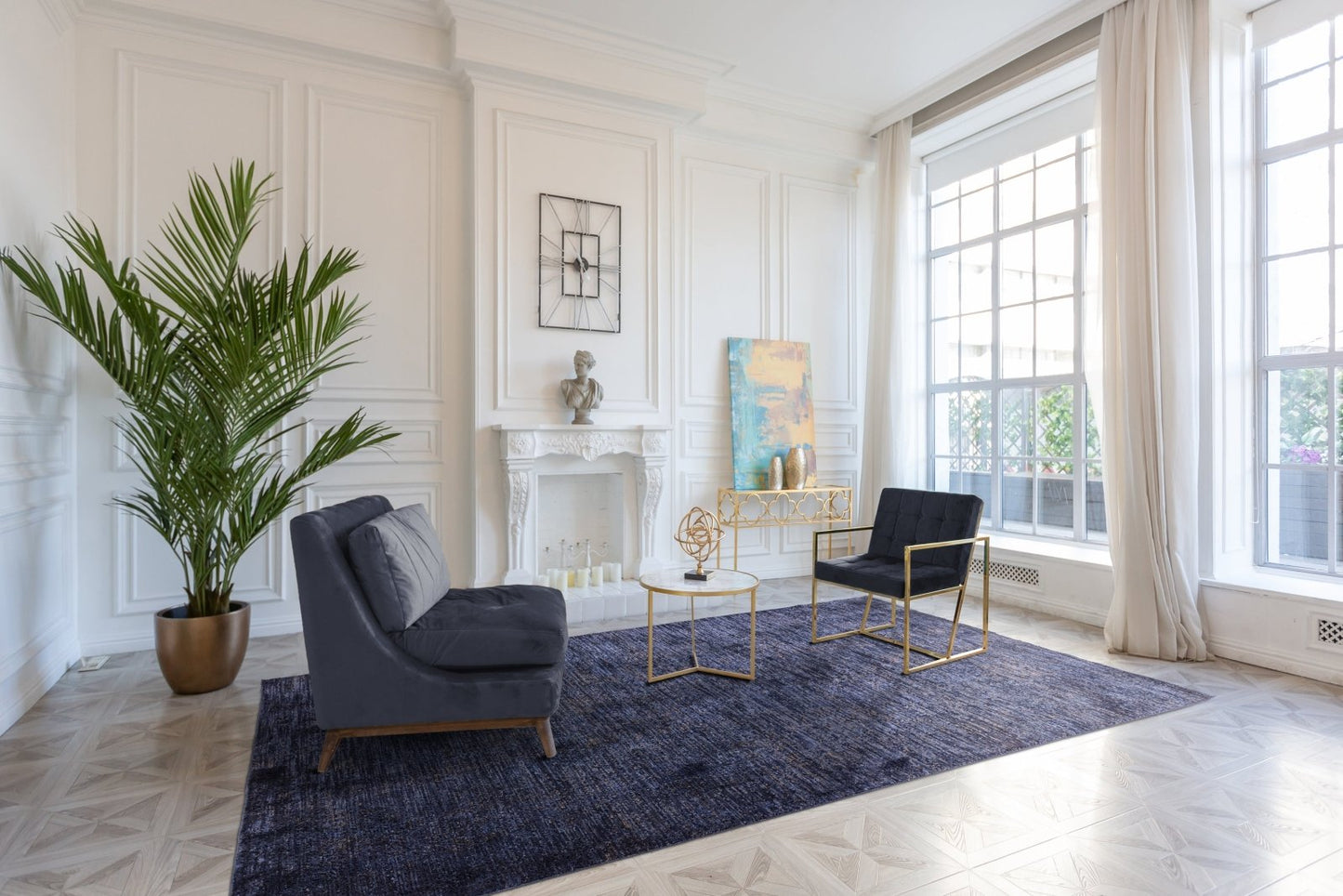 Gild Navy Rug