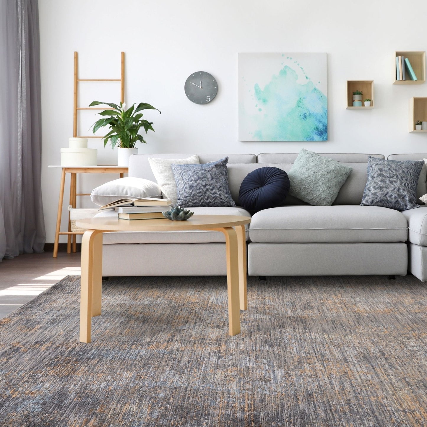 Gild Steel Rug