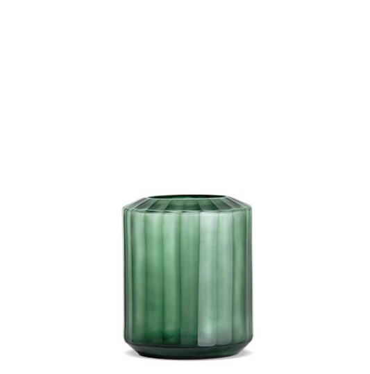 Omar Vase - Light Green/Black Steel Grey - Small