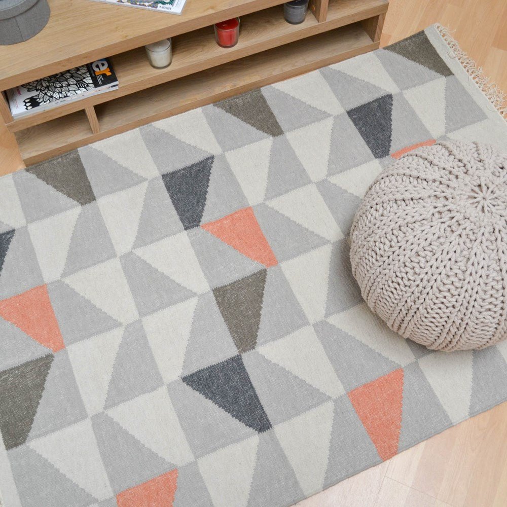 Hackney Geo Melon Rug