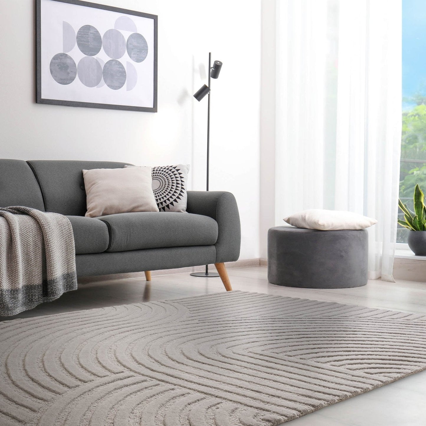 Hague Silver Rug