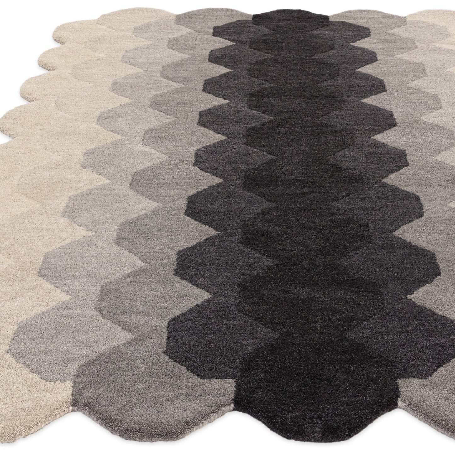 Hive Charcoal Rug