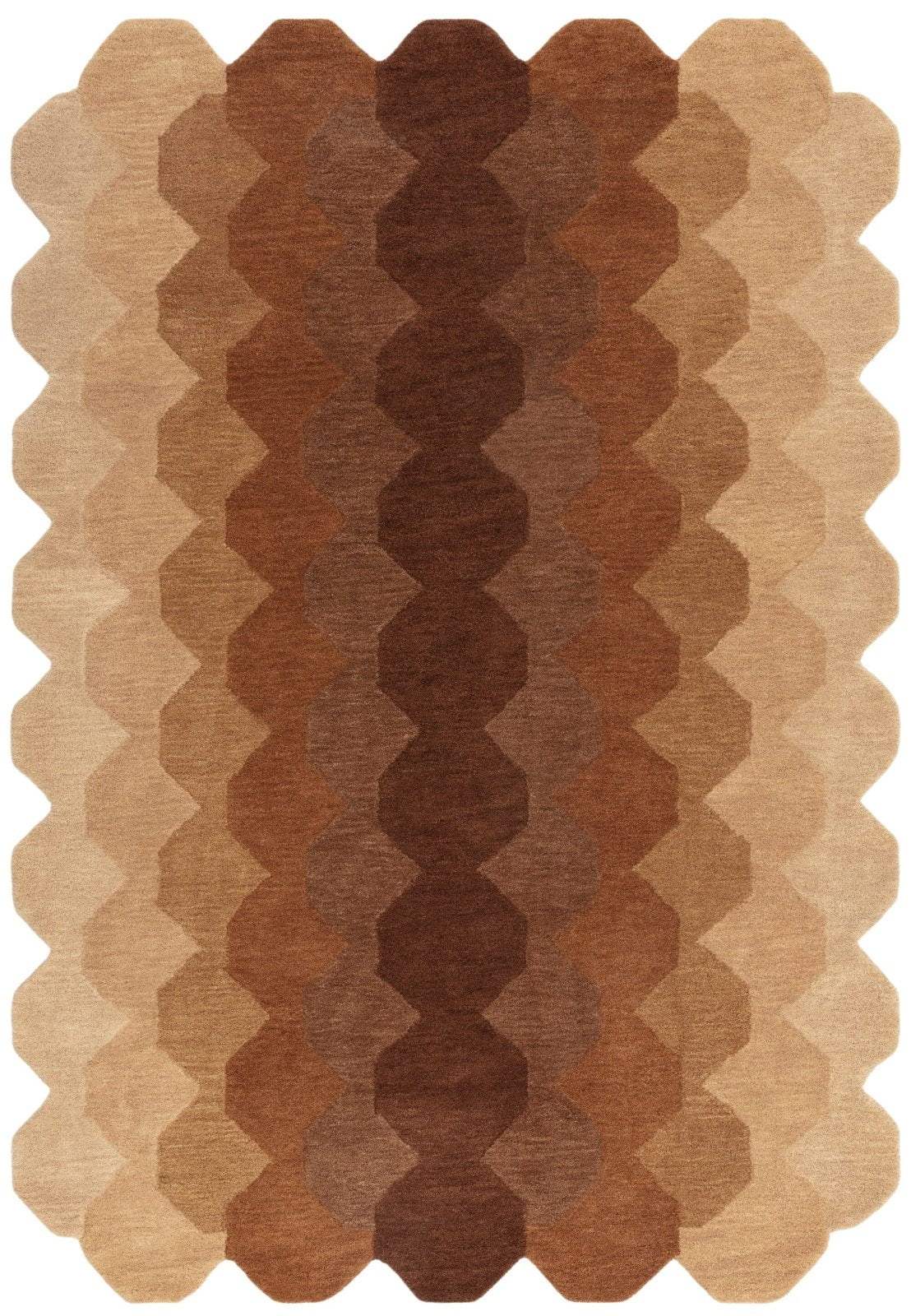 Hive Rust Rug