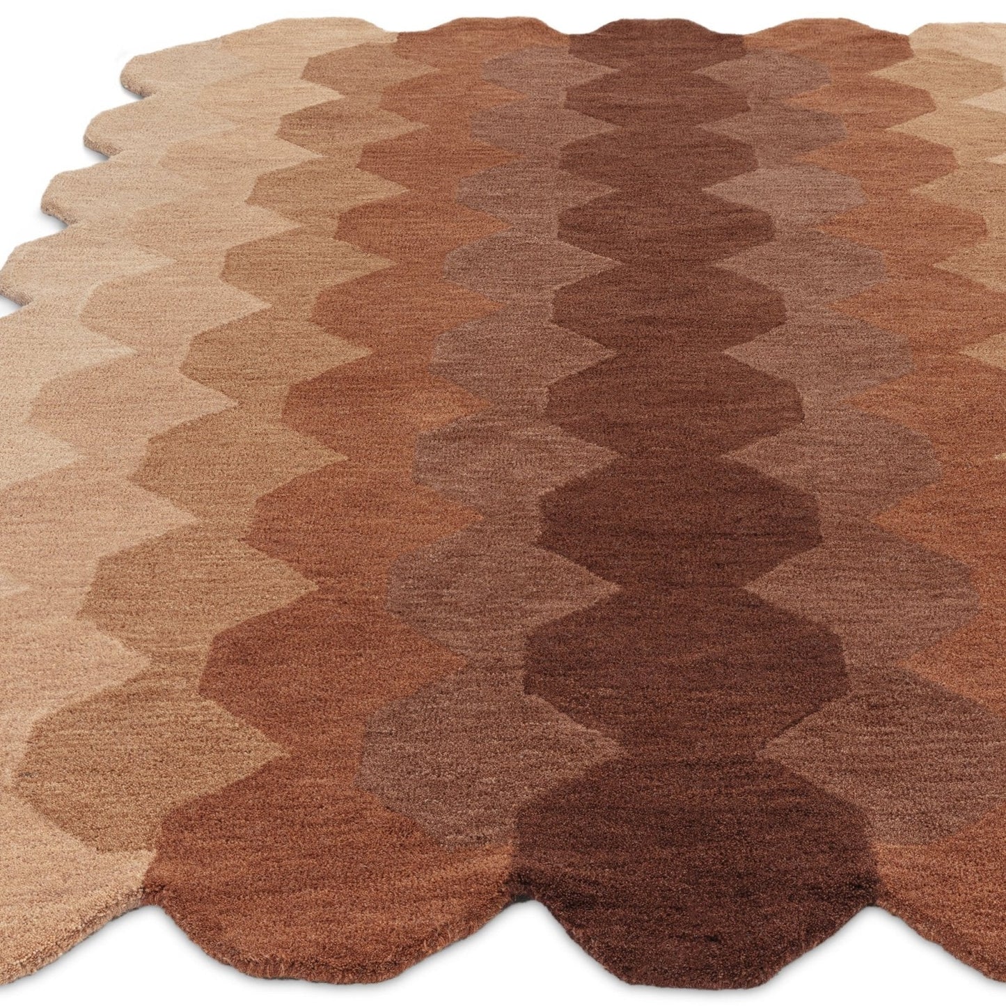 Hive Rust Rug
