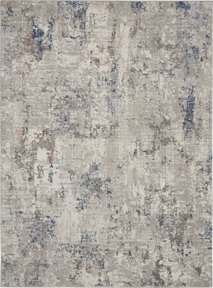 Kathy Ireland Royal Terrace KI42 White / Blue Rug
