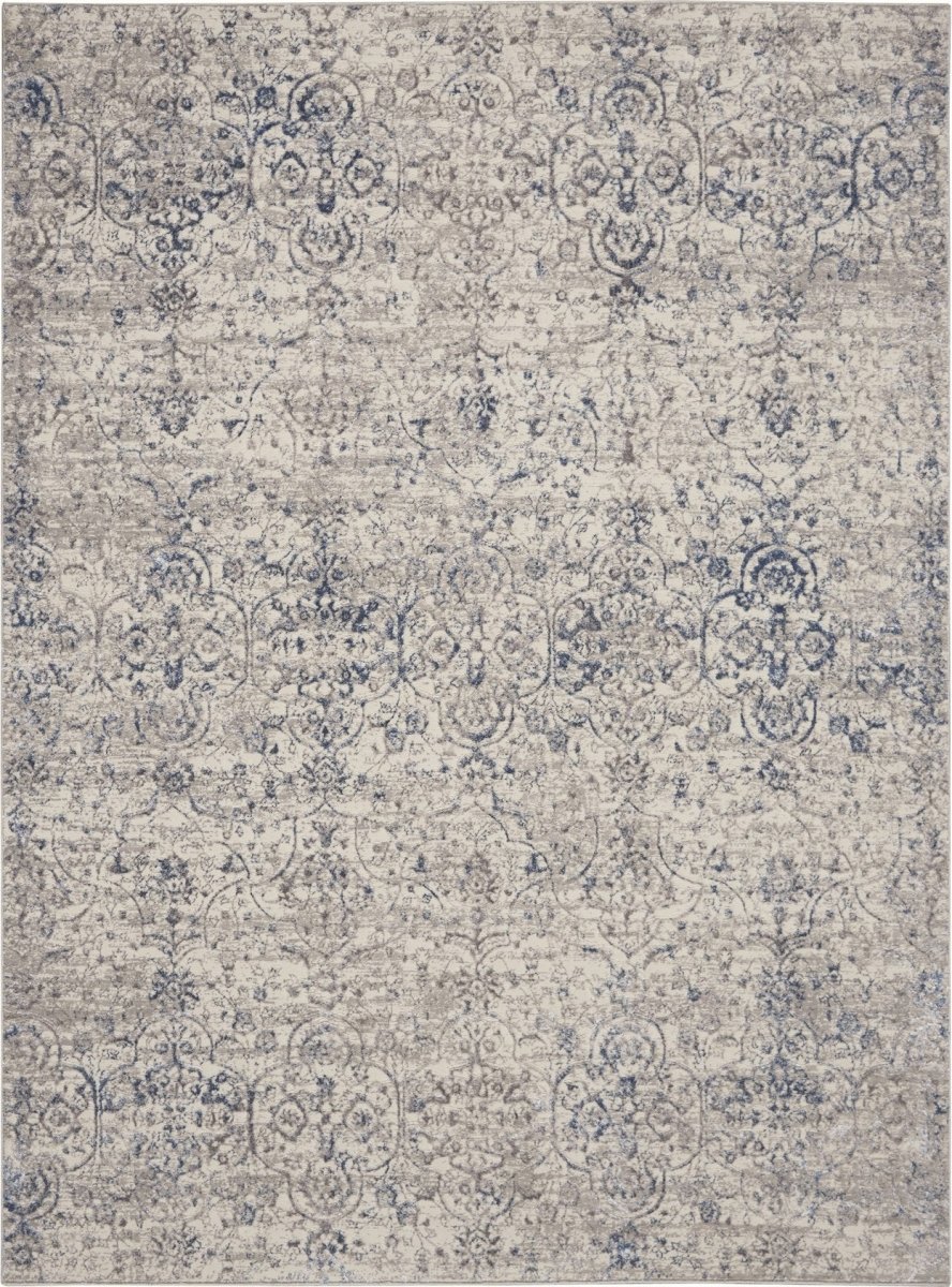 Kathy Ireland Royal Terrace KI43 Beige / Blue Rug