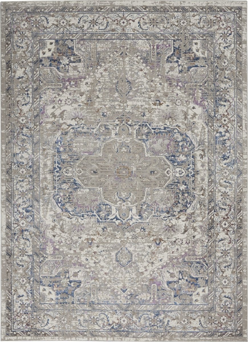 Kathy Ireland Royal Terrace KI46 Ivory / Multicolour Rug