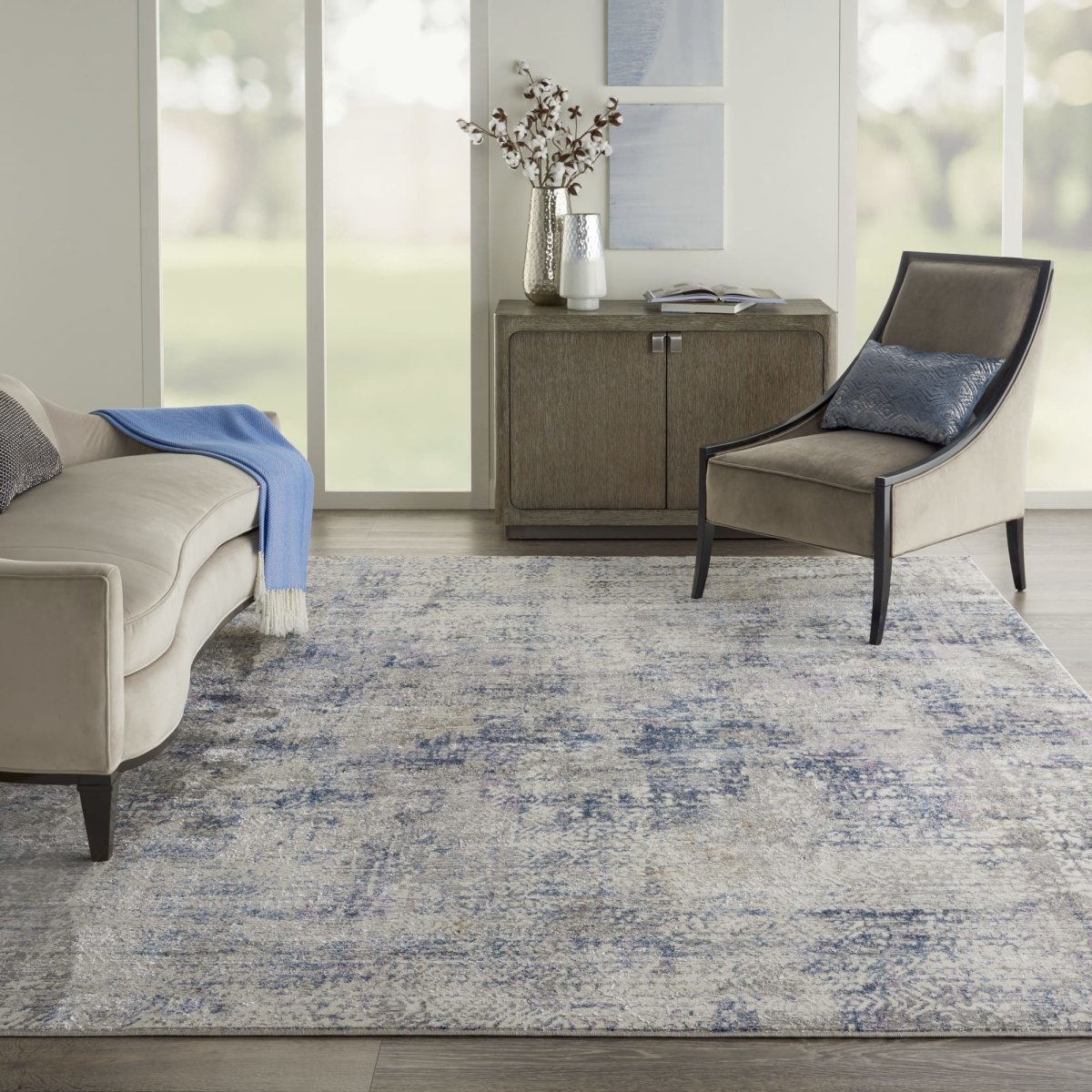 Kathy Ireland Royal Terrace KI47 Ivory / Multicolour Rug