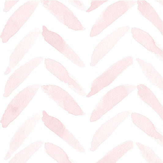 Parker Chevron Bermuda Pink Wallpaper