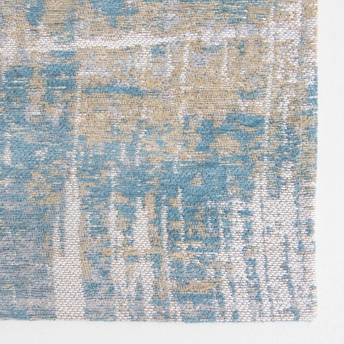 Louis De Poortere Atlantic Streaks 8718 Long Island Blue Rug
