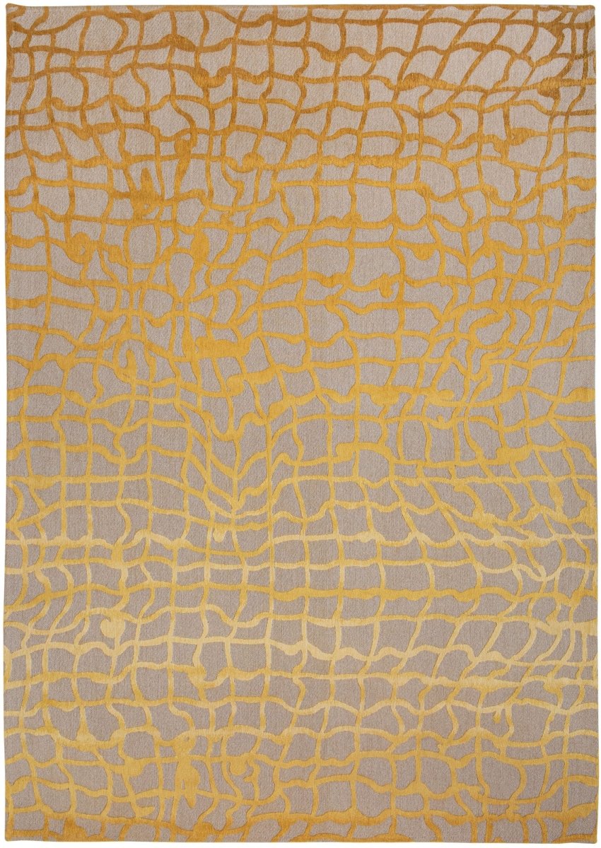 Louis De Poortere Mad Men Dedalo 9205 Yellow Scarab Rug