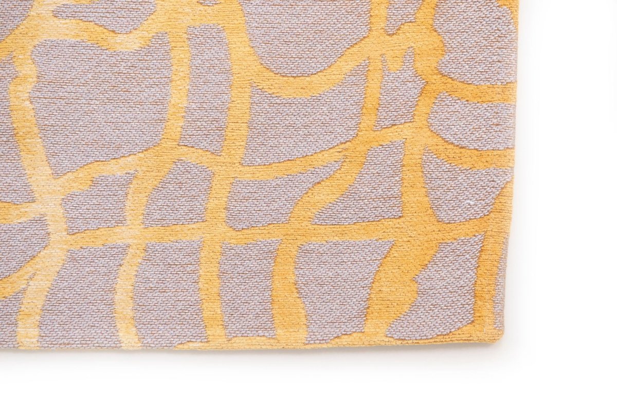 Louis De Poortere Mad Men Dedalo 9205 Yellow Scarab Rug