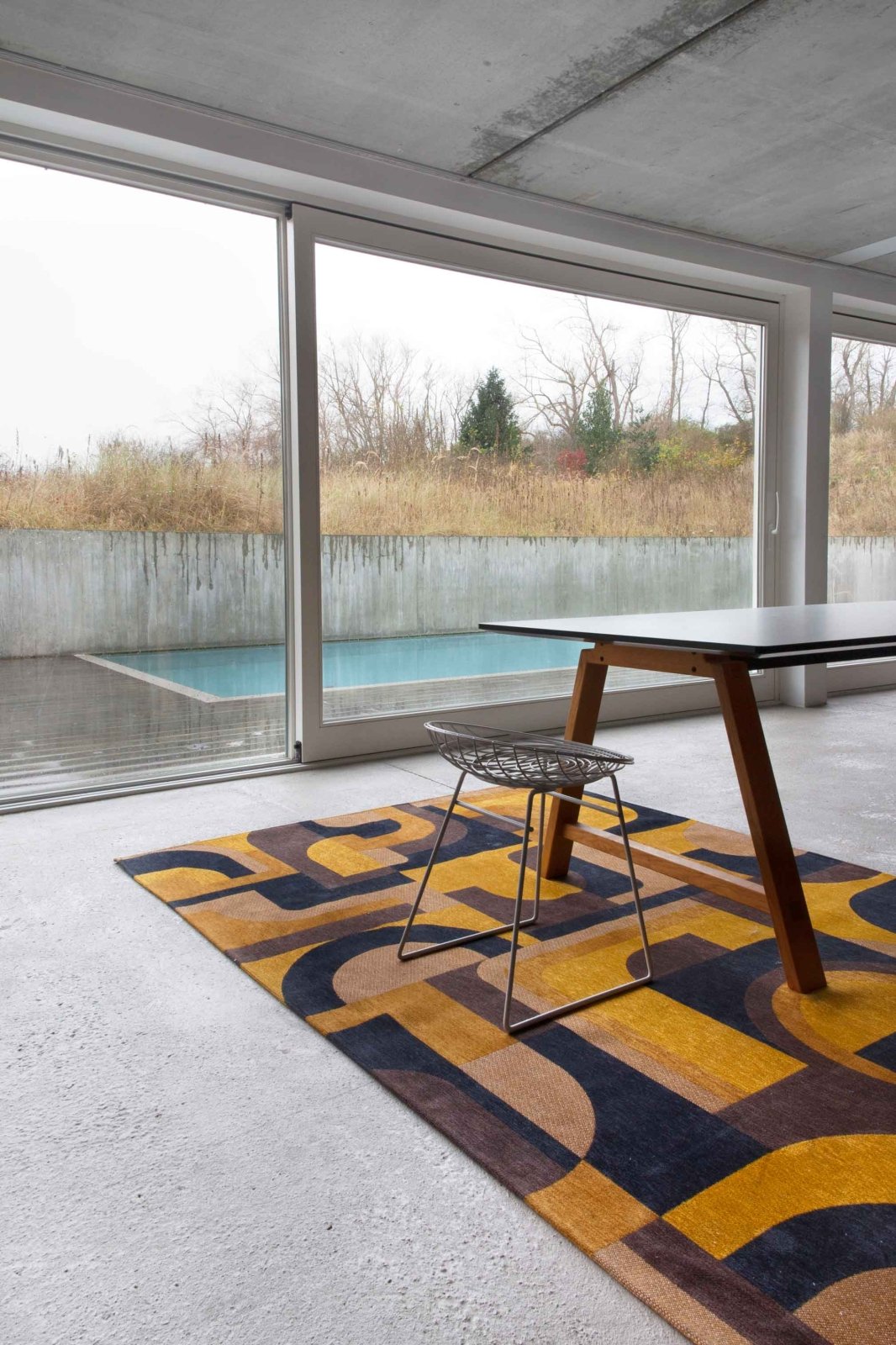 Louis De Poortere Nuance Module 9210 Yellow Meyer Rug