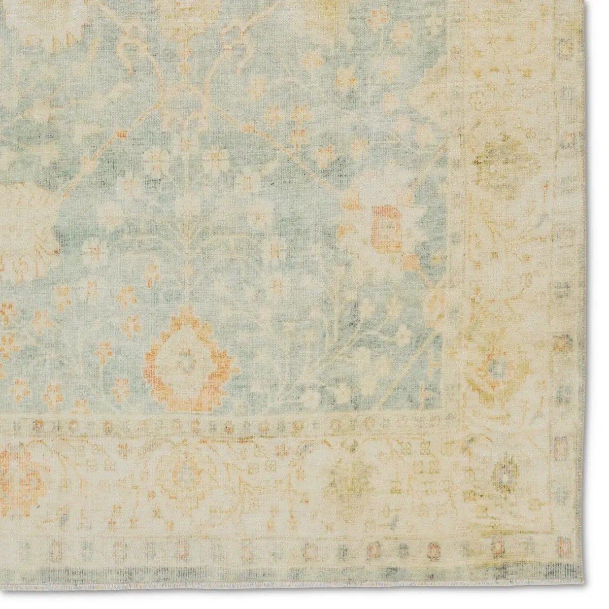 Lovato Area Rug in Yellow, Blue and Green Tones
