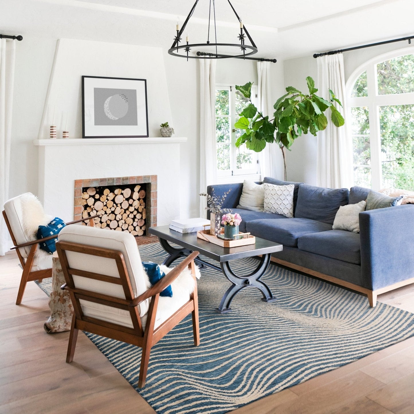Mason Magnitude Blue Rug