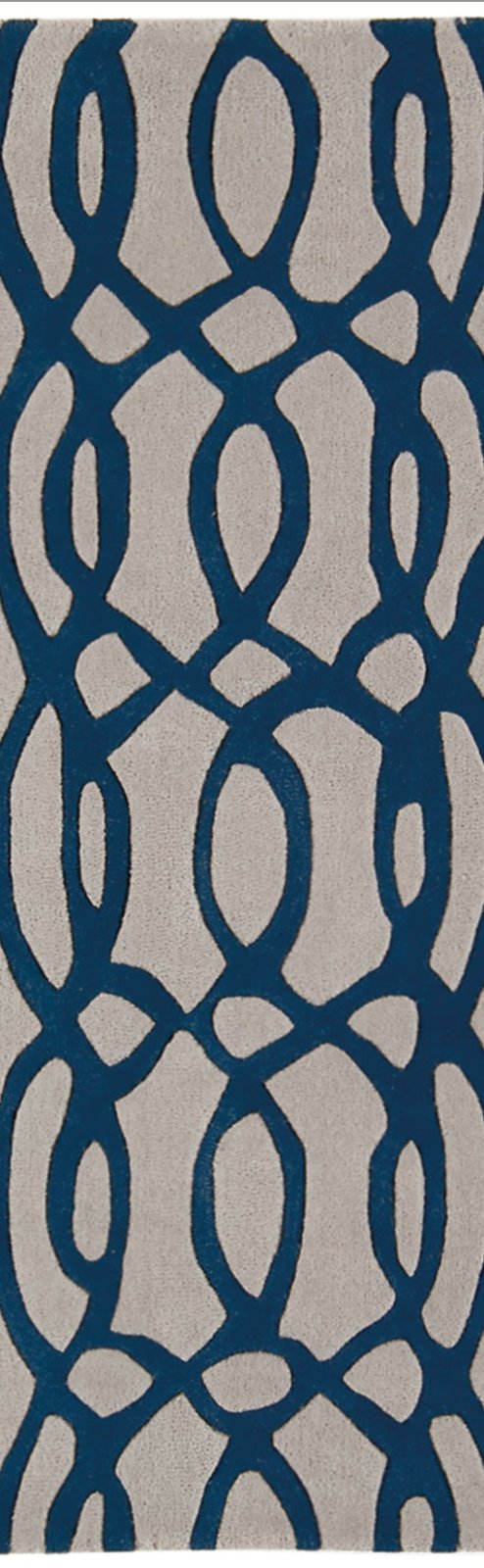 Matrix Wire Blue MAX36 Runner Rug
