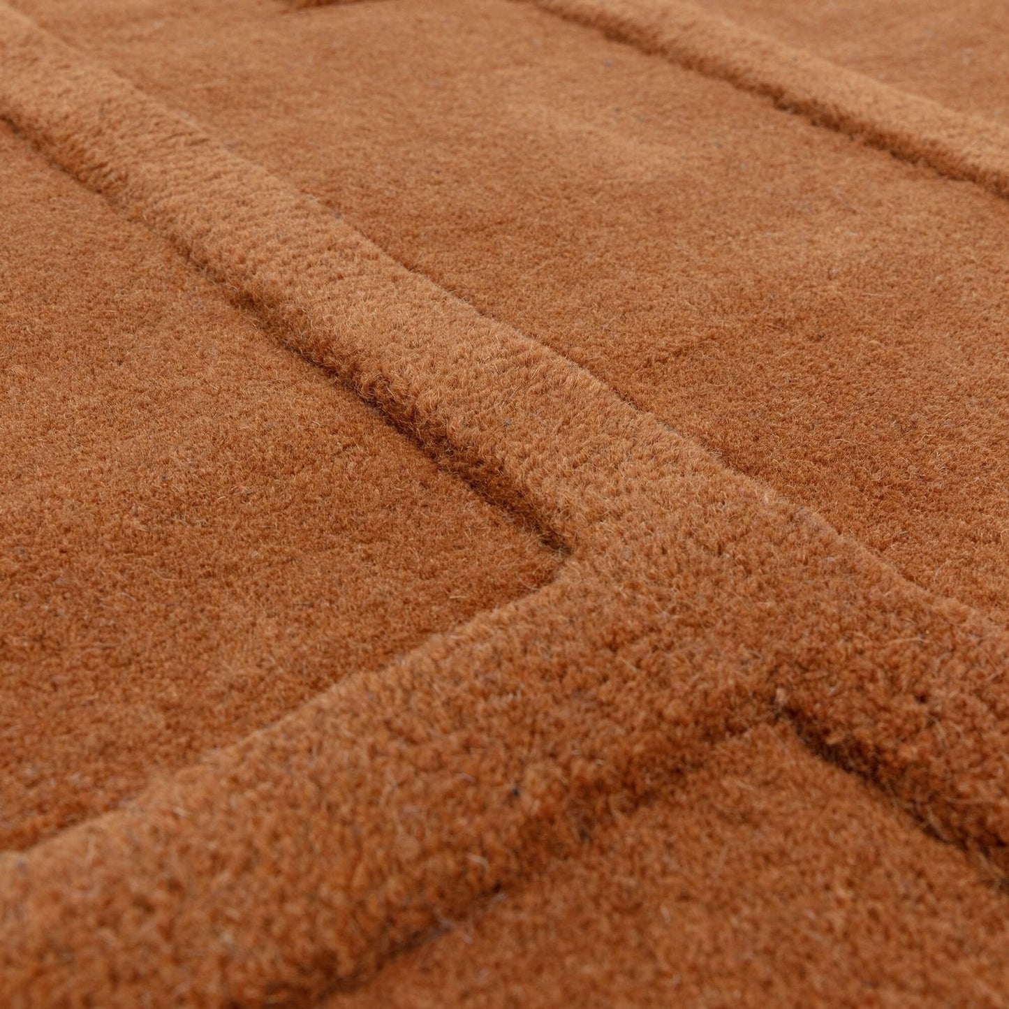 Maze Rust Rug