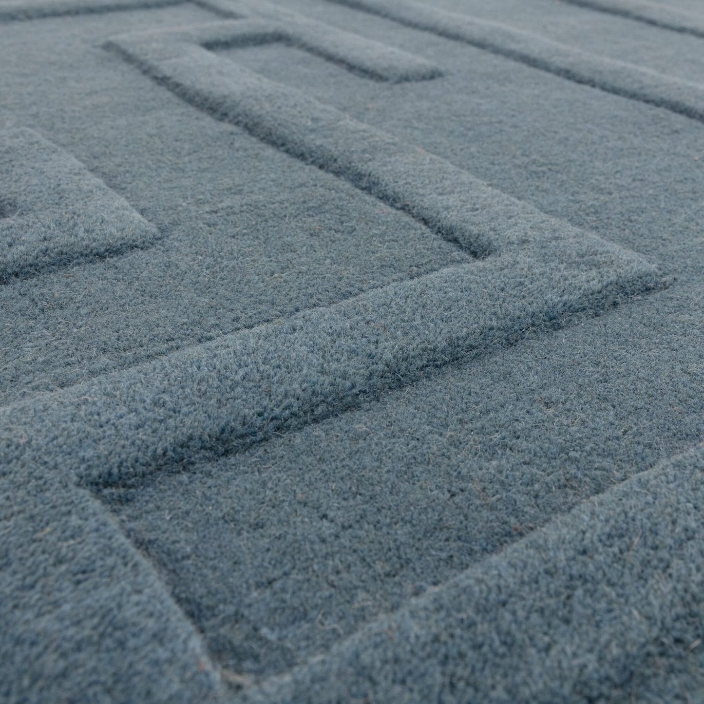 Maze Teal Rug