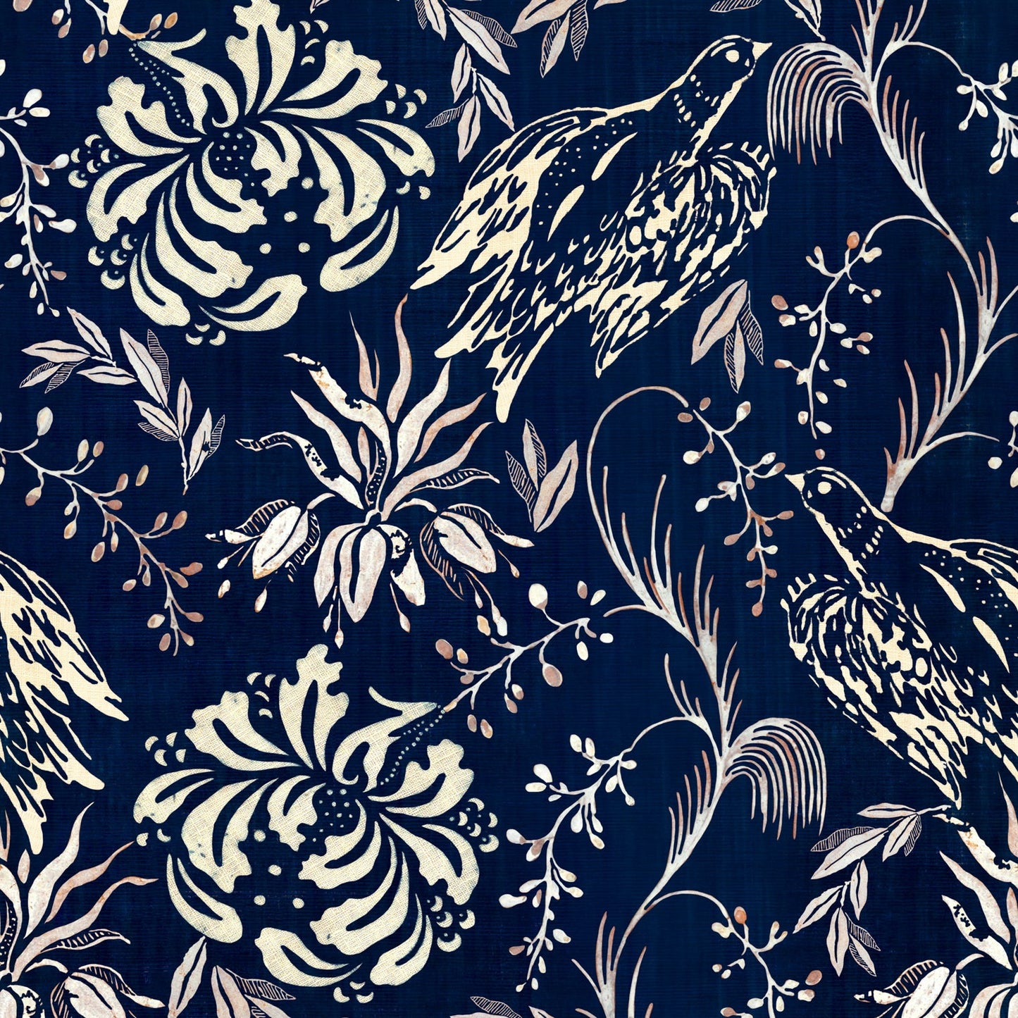 Folk Embroidery Wallpaper