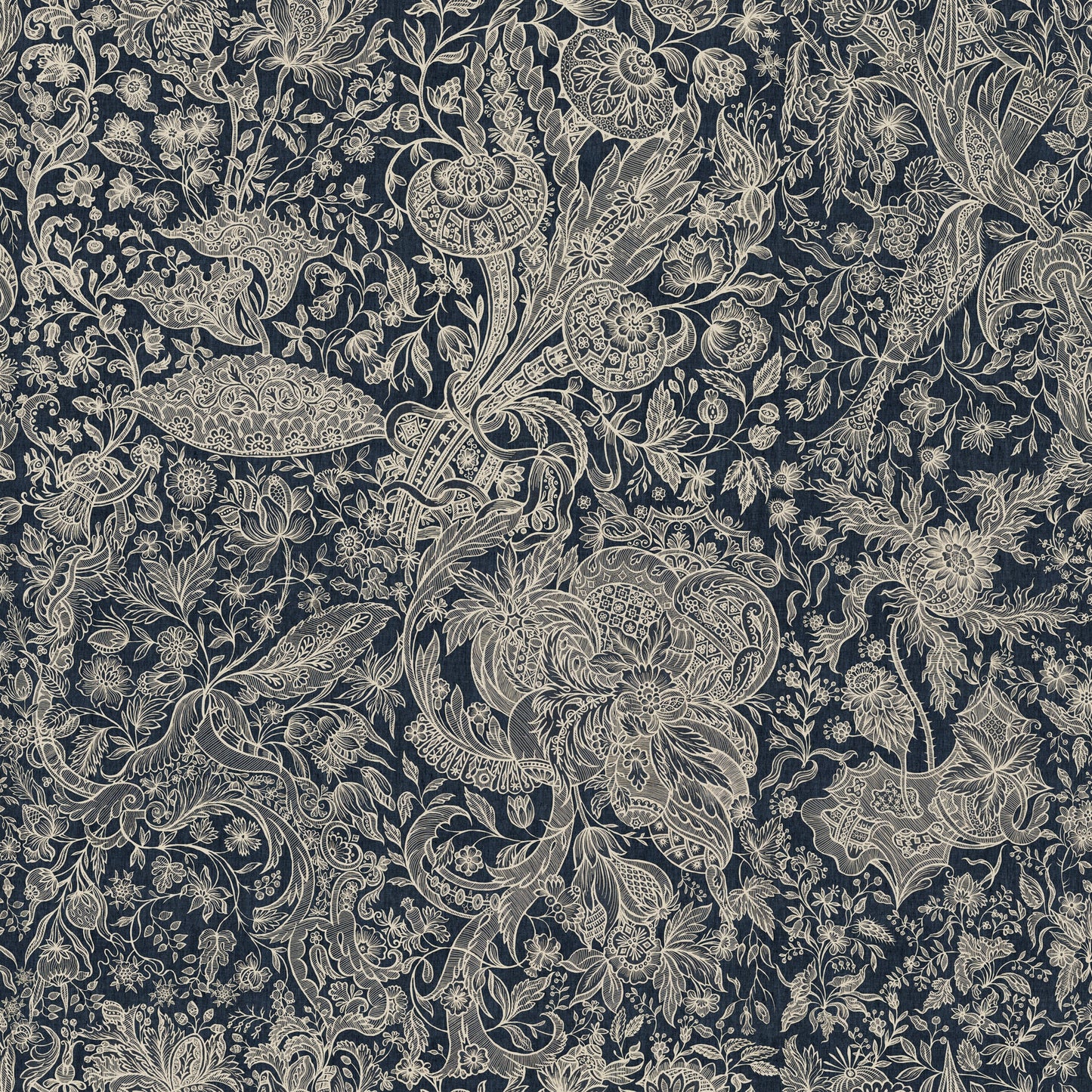 Sarkozi Embroidery Wallpaper