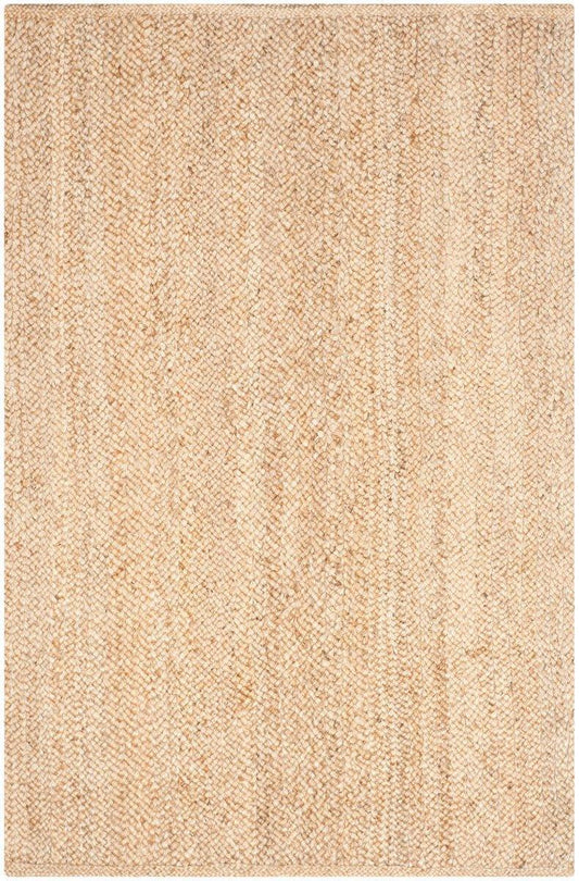 Natural Bright Jute Hand Woven Rug