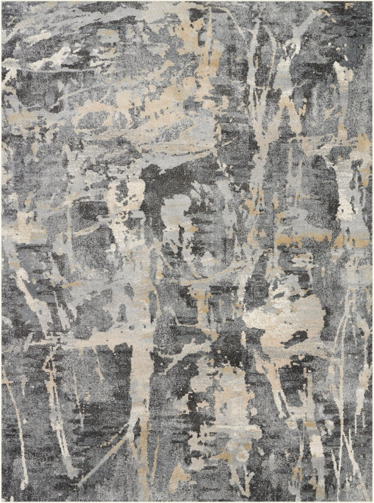 Nourison Fusion FSS10 Grey Rug