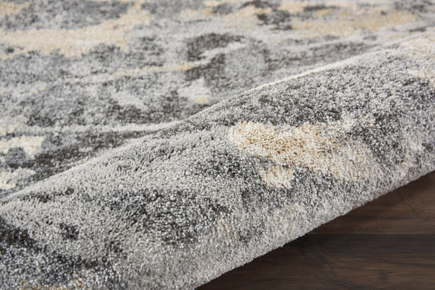 Nourison Fusion FSS10 Grey Rug