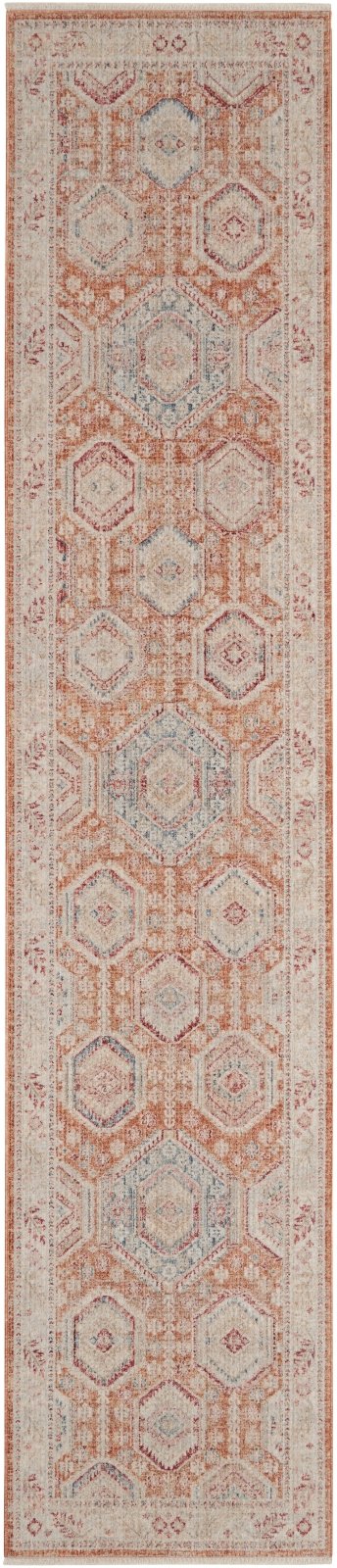 Nourison Homestead HMS01 Brick Runner Rug