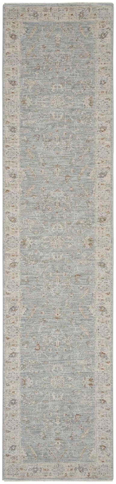 Nourison Infinite IFT05 Blue Runner Rug