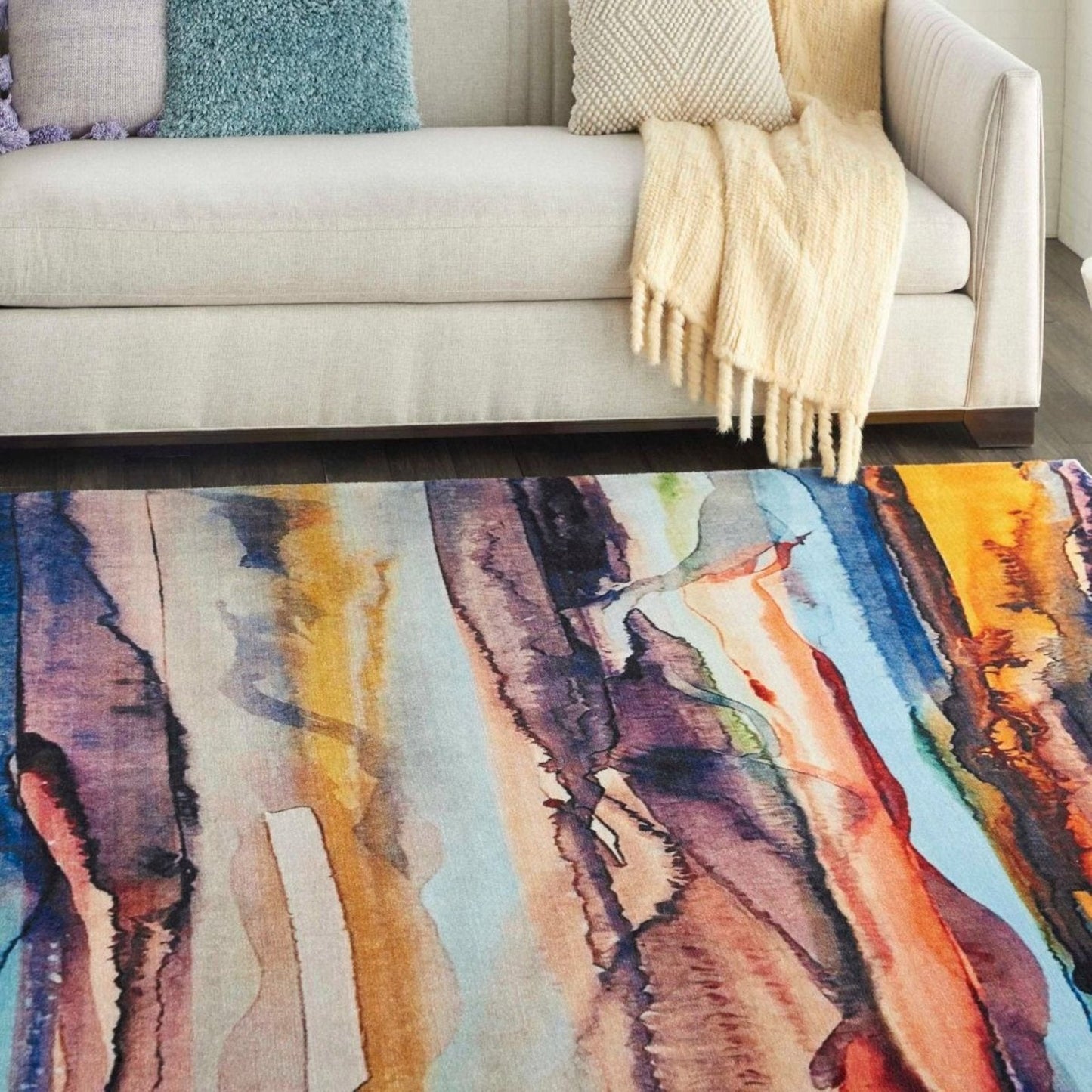 Nourison Le Reve LER01 Multicolour Rug