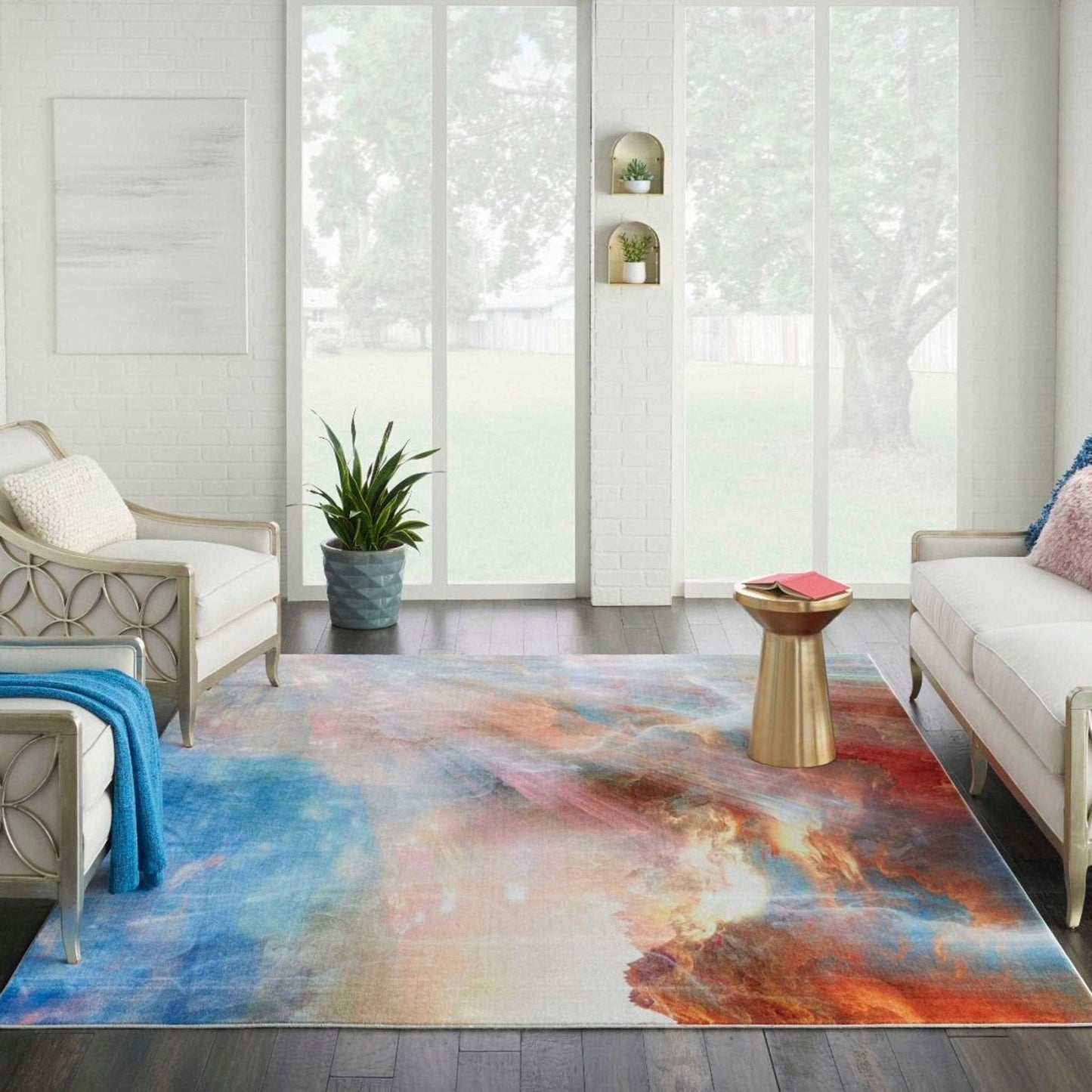 Nourison Le Reve LER04 Multicolour Rug